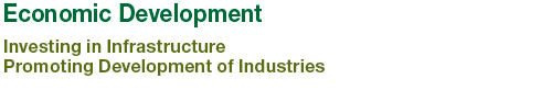 Economic Development Investing in Infrastructure Promoting Development of Industries