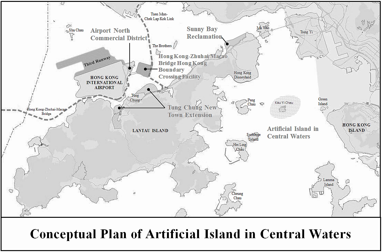 Conceptual Plan of Artificial Island in Central Waters
