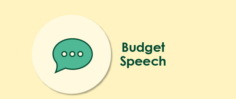 Budget Speech