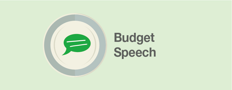 Budget Speech